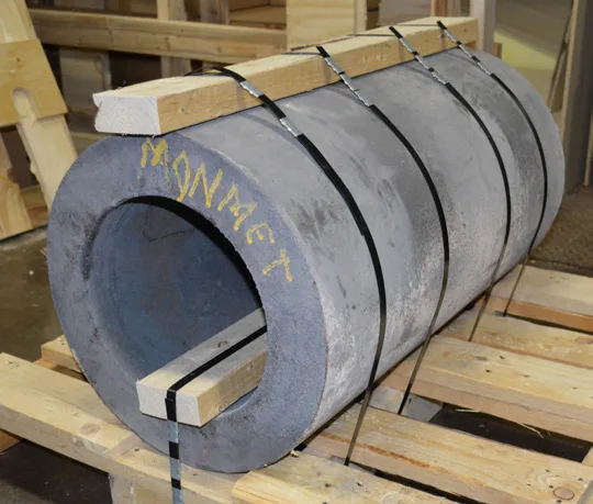 Rough-cast metal bushing